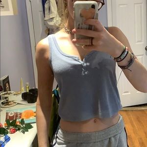 Blue Brandy Melville tank top
